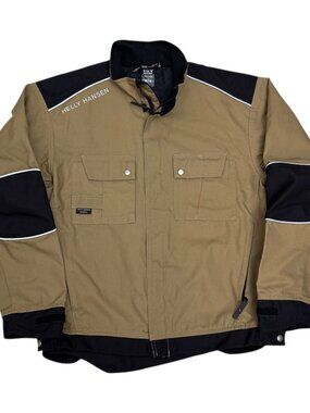 HELLY HANSEN Work Wear Canvas Casual Bomber Jacket Mens Medium